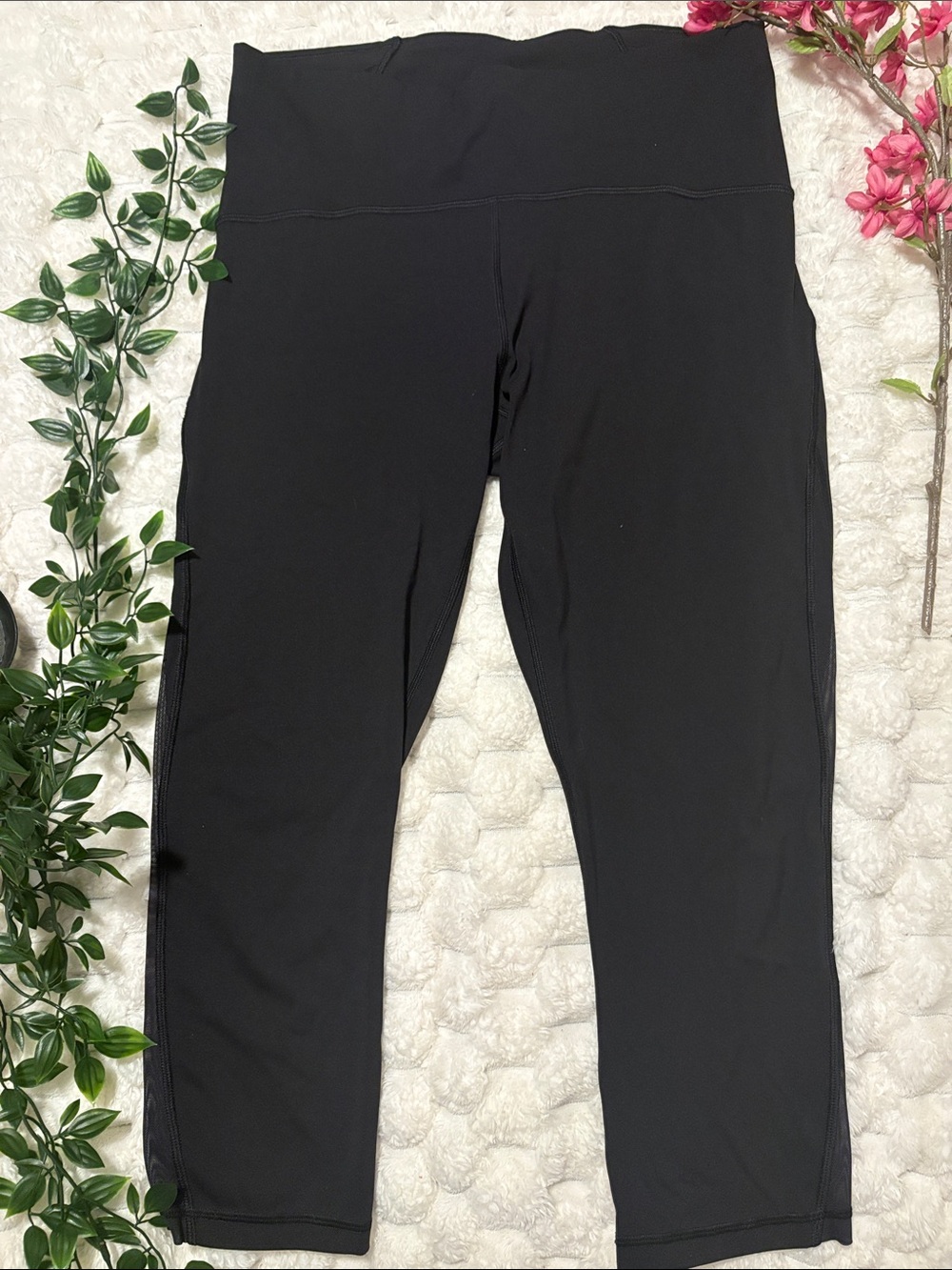 lululemon athletica Black Capri Leggings